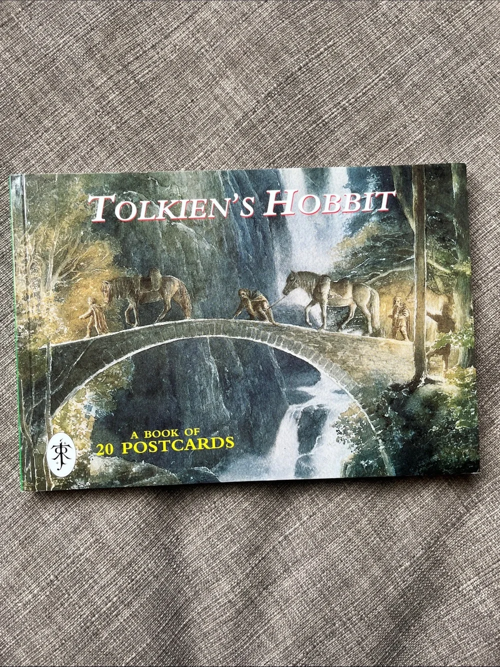 Tolkien's Hobbit Book of Post Cards Collectable Lord of the Rings Art